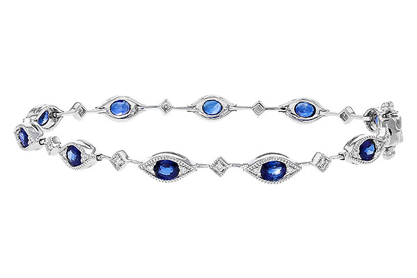 C329-28710: BRACELET 2.31 SAPPHIRE 2.50 TGW (7")