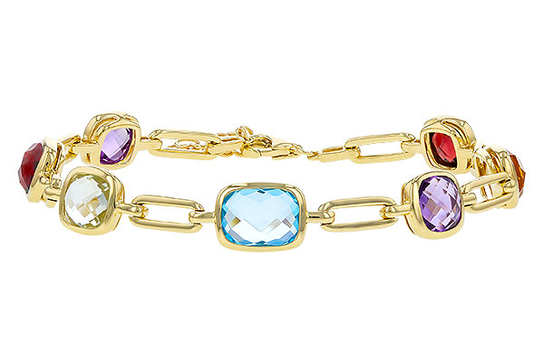 C329-31410: BRACELET 8.87 TW SEMI-PREC (GT,CIT,AMY,G.AMY,BT)