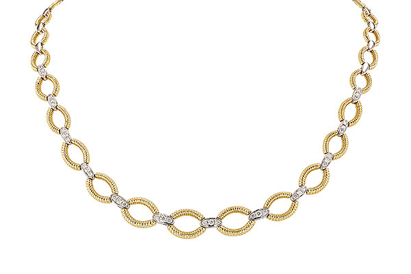 C329-33210: NECKLACE .75 TW (17")