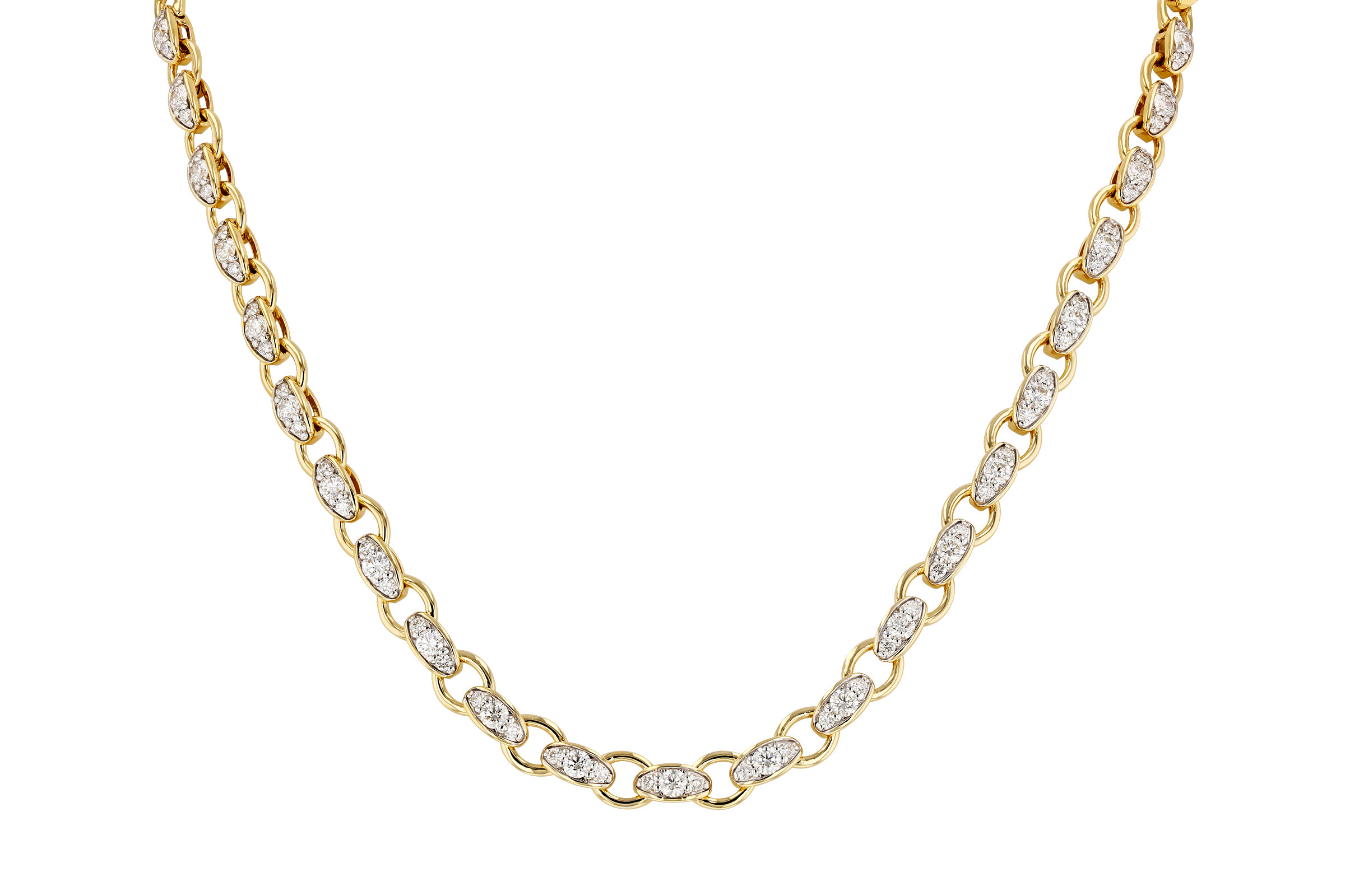 C330-20465: NECKLACE 3.18 TW (17.25")