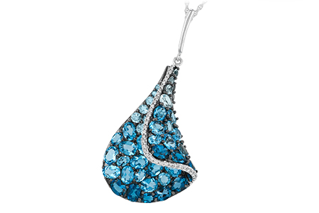D242-05037: NECK 4.81 BLUE TOPAZ 4.94 TGW