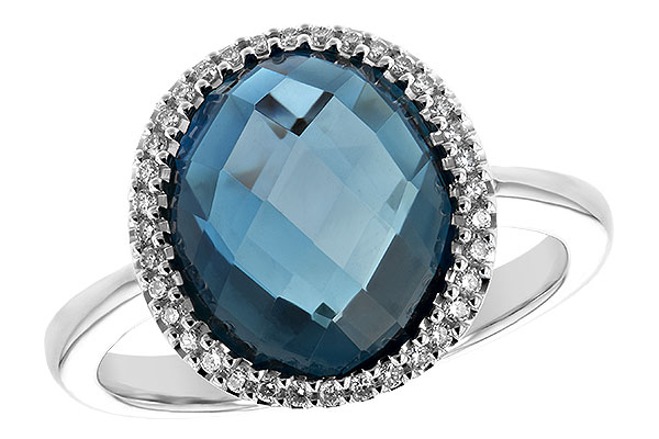 D243-84101: LDS RG 5.31 LONDON BLUE TOPAZ 5.45 TGW