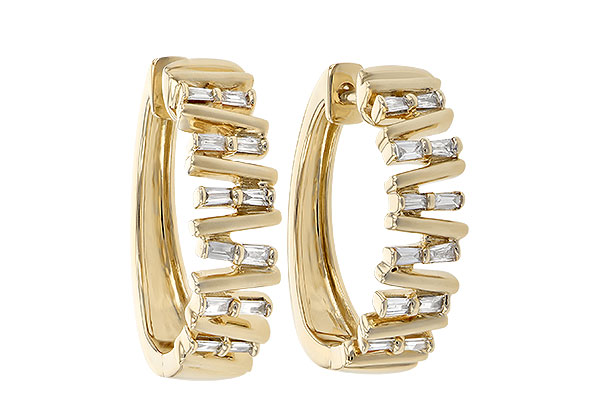 D244-77801: EARR .30 TW BAGUETTE DIAS