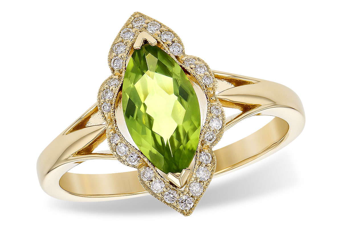 D244-78701: LDS RG .94 PERIDOT 1.05 TGW