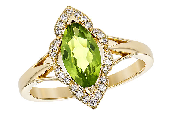 D244-78701: LDS RG .94 PERIDOT 1.05 TGW