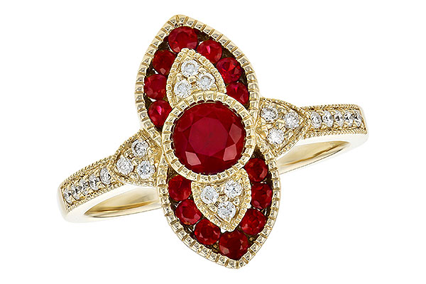 D327-48710: LDS RG .63 TW RUBY .75 TGW
