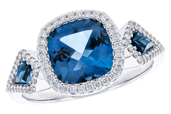 D328-39574: LDS RG 2.46 TW LONDON BLUE TOPAZ 2.72 TGW