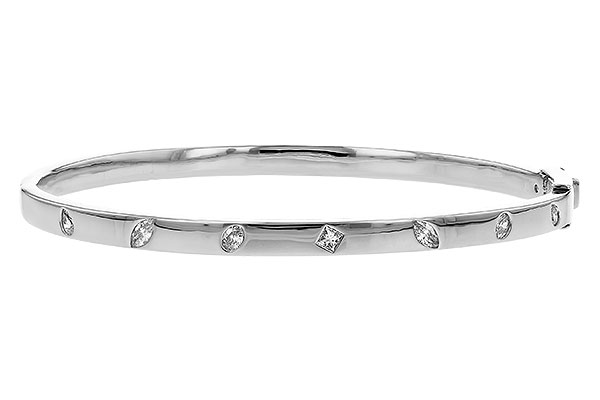 D328-43219: BANGLE .35 TW FANCY CUT DIAMONDS
