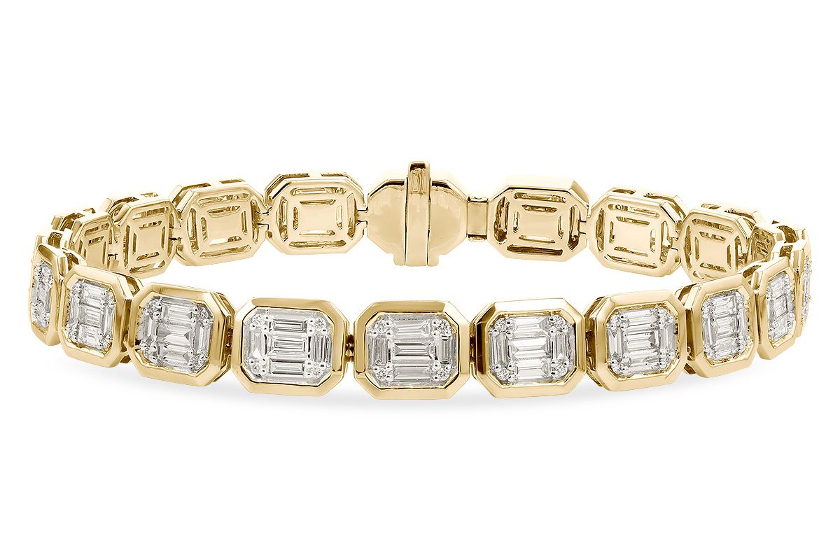 D328-44174: BRACELET 2.50 BAG 2.80 TW (7")