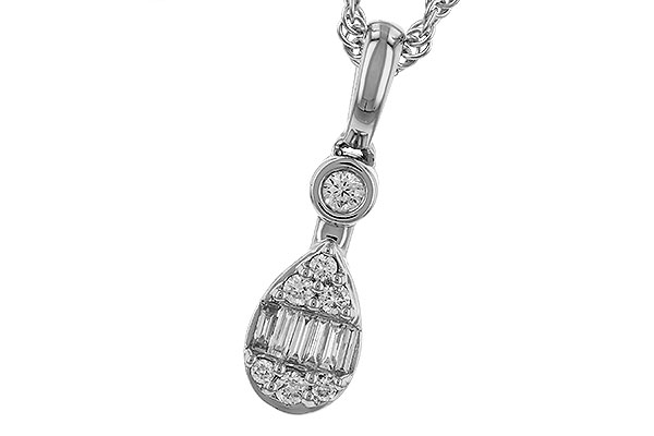 D329-28637: NECKLACE .05 BAG .14 TW