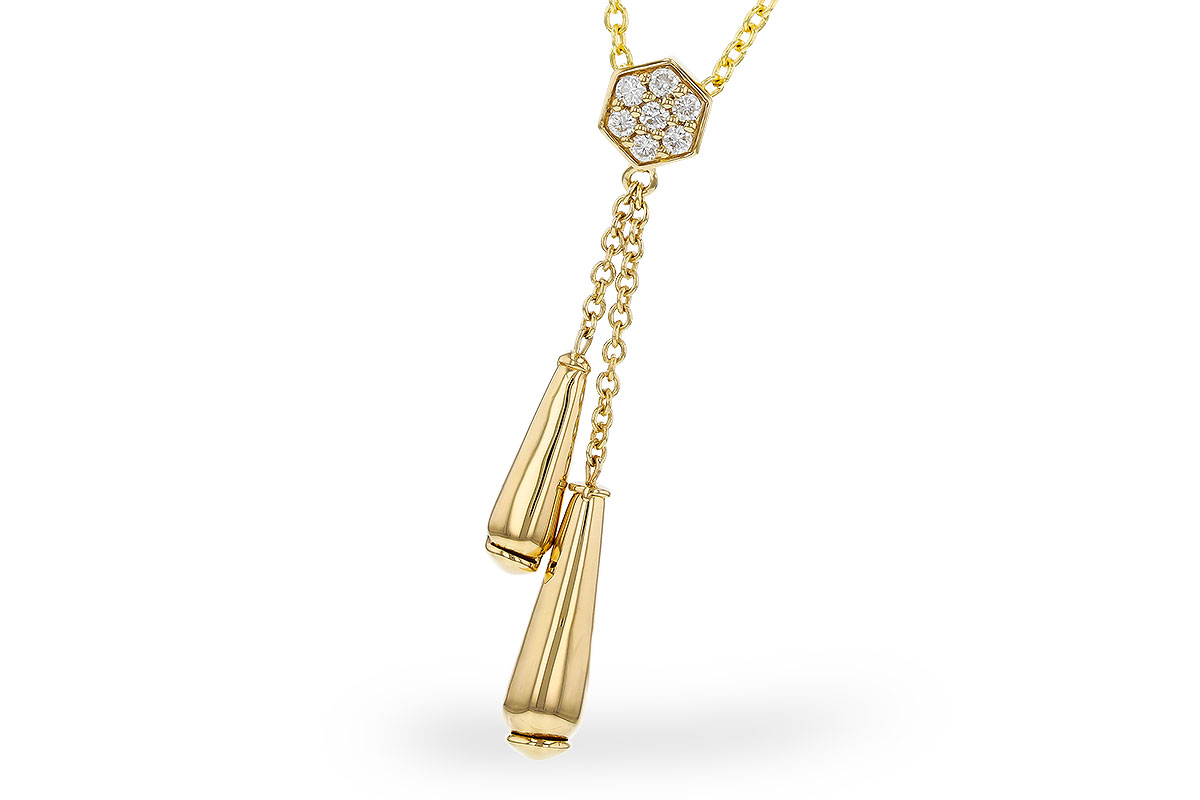 D329-28683: NECKLACE .11 TW