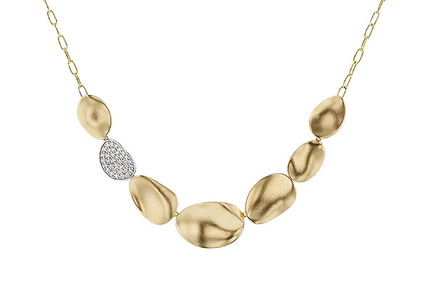 D329-28710: NECKLACE .38 TW (18")
