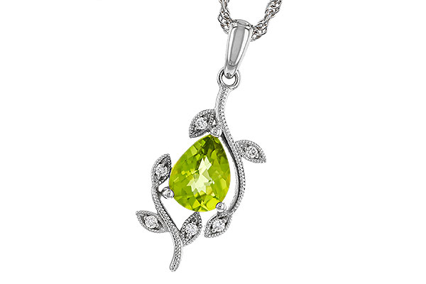 D329-30492: NECKLACE 1.16 PERIDOT 1.21 TGW (8x6MM PER)