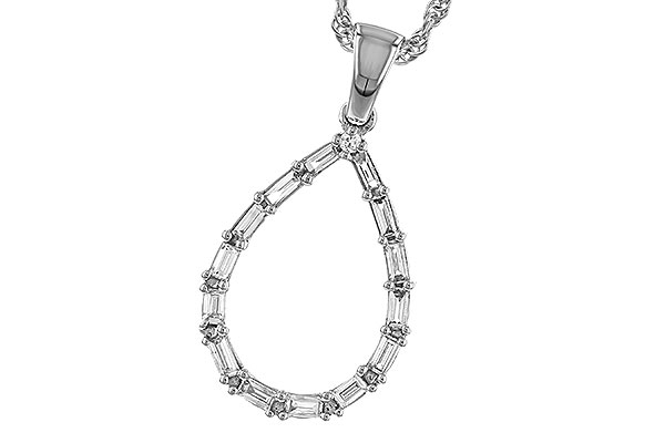 D329-33201: NECKLACE .27 BAG .28 TW