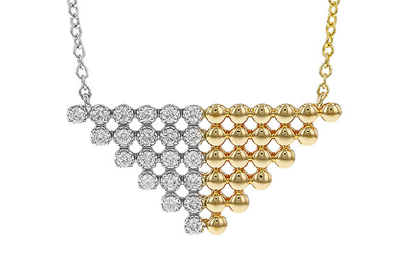 D329-33265: NECKLACE .37 TW (18")