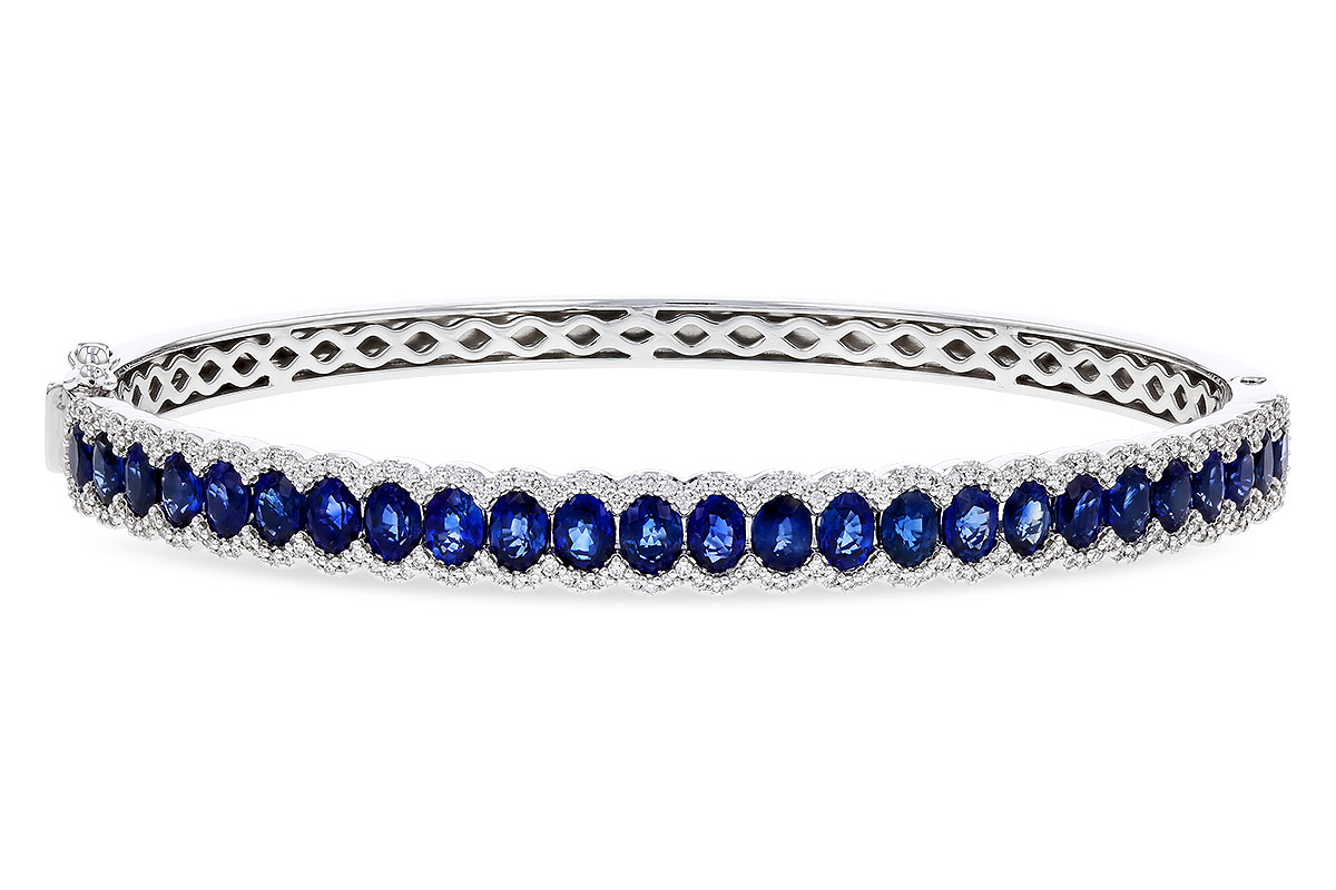D329-35010: BANGLE 5.09 TW SAPPHIRE 5.65 TGW