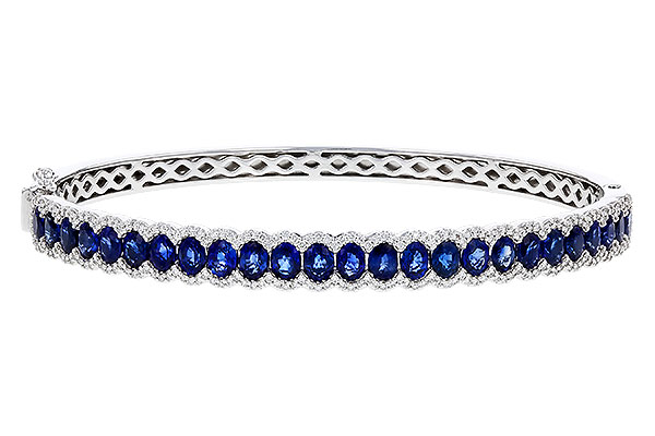 D329-35010: BANGLE 5.09 TW SAPPHIRE 5.65 TGW