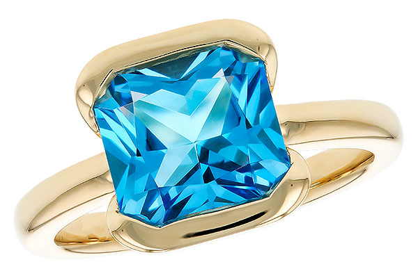 D330-18665: LDS RG 3.50 CT BLUE TOPAZ (9MM BT)