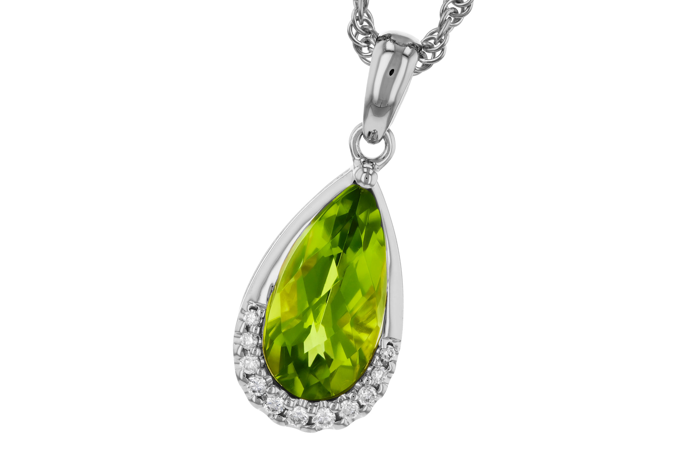 D330-20465: NECK 1.94 PERIDOT 2.00 TGW (12x6MM PS)