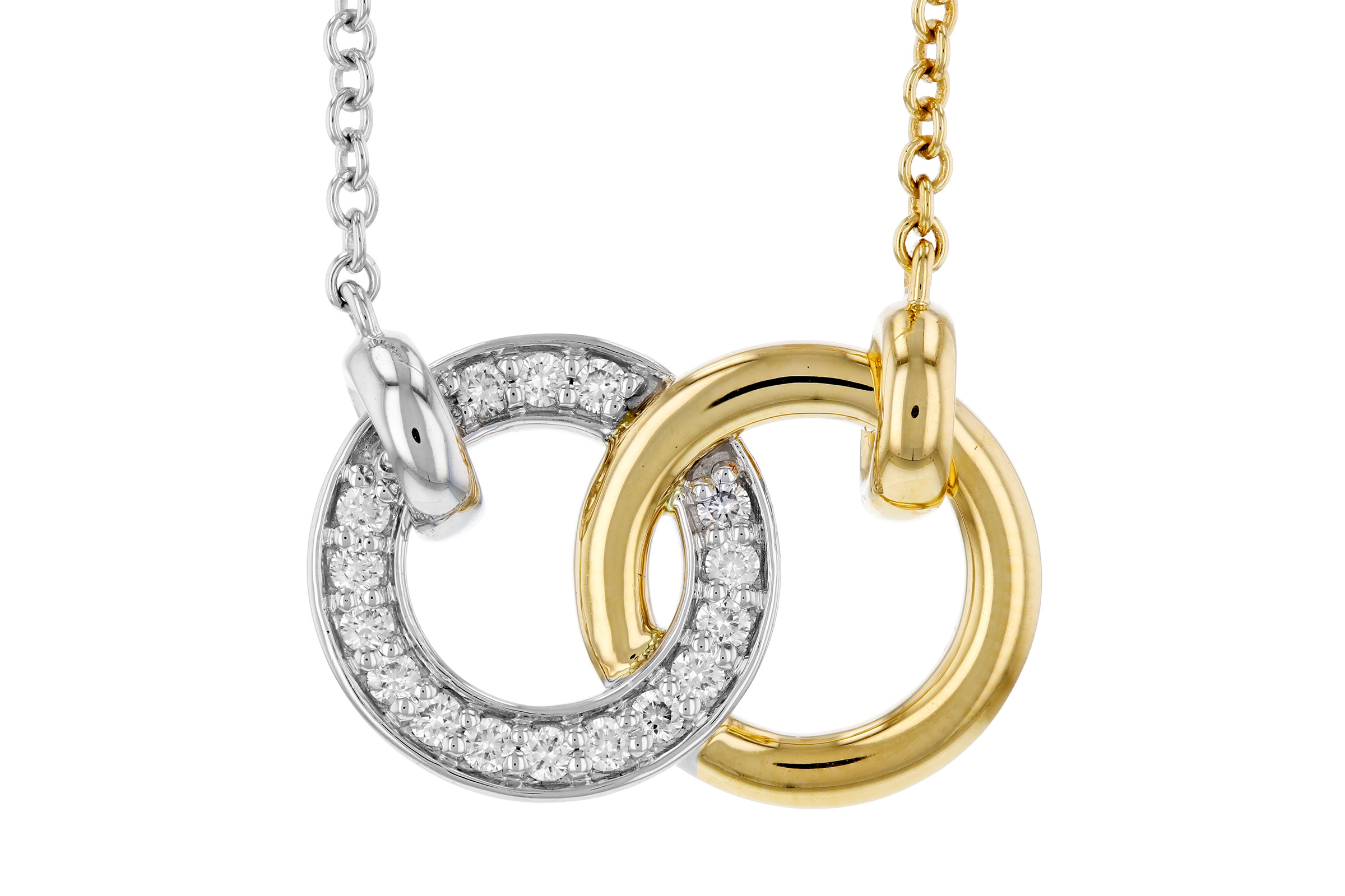 D330-20519: NECKLACE .20 TW (18")