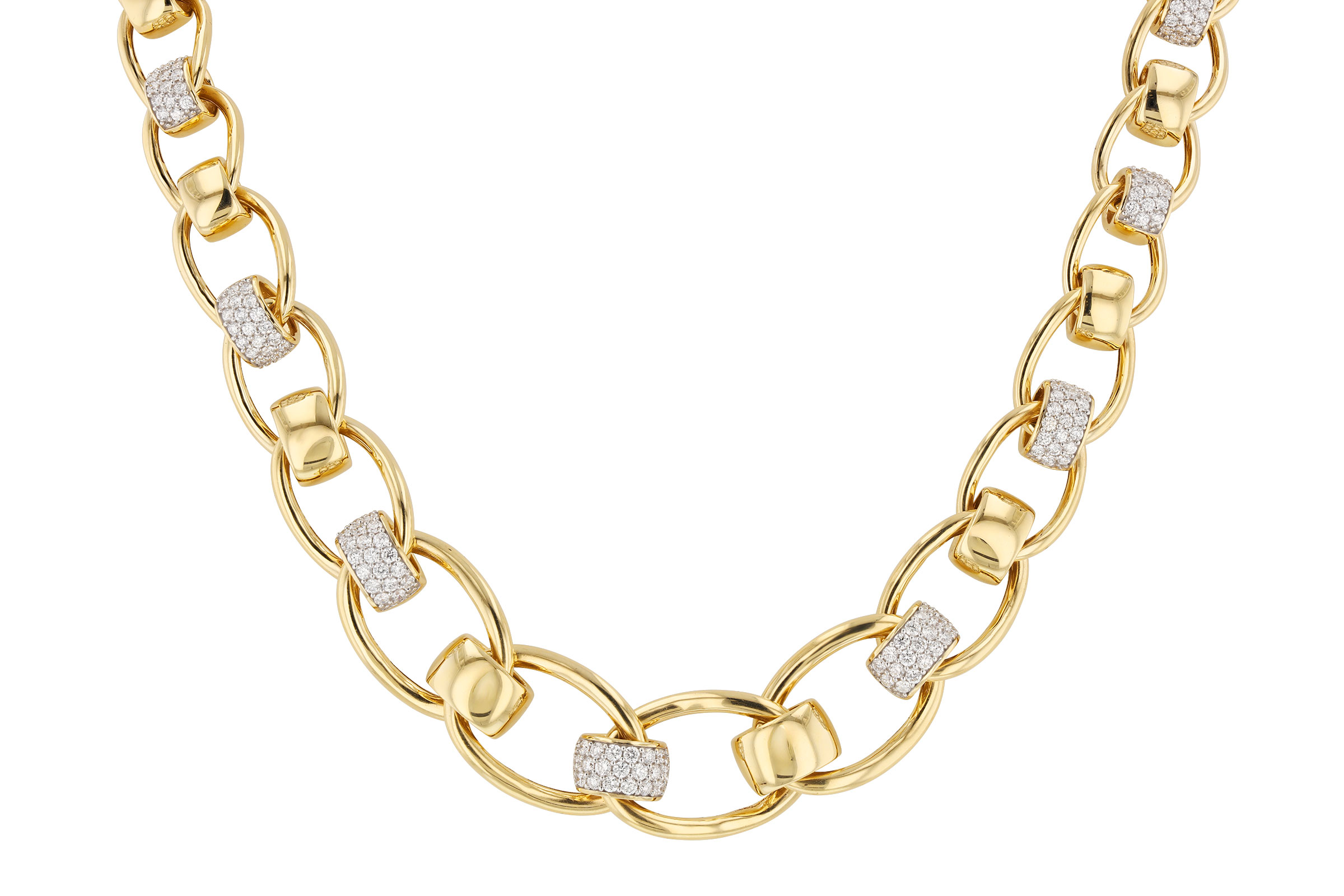 D330-20528: NECKLACE 2.00 TW (17")