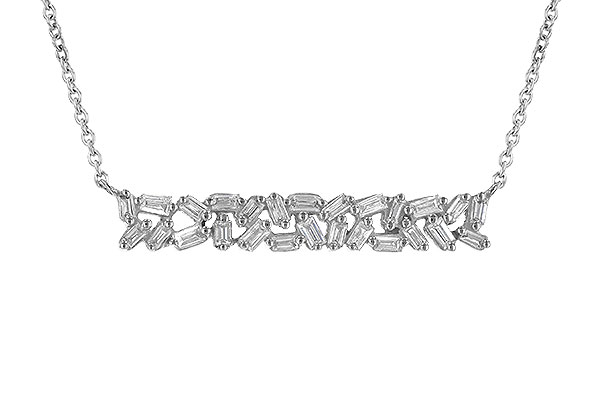 E244-77728: NECK .24 TW BAGUETTES