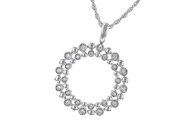 E244-77737: NECKLACE .12 TW
