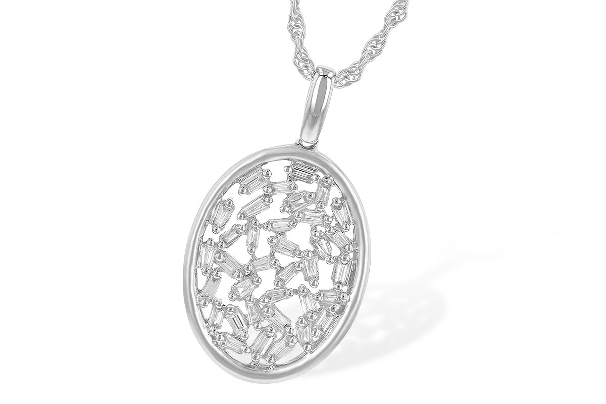 E244-77792: NECK .34 TW BAGUETTE DIAS