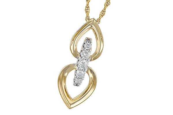 E327-47783: NECKLACE .22 TW