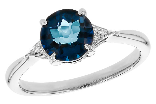 E328-41392: LDS RG 1.60 LONDON BLUE TOPAZ 1.62 TGW (7MM RD)