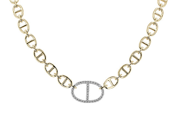 E328-45028: NECKLACE .65 TW (17")
