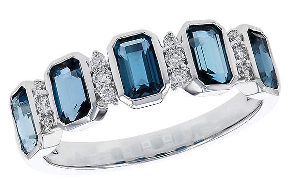 E329-30483: LDS RG 1.46 TW LONDON BLUE TOPAZ 1.58 TGW
