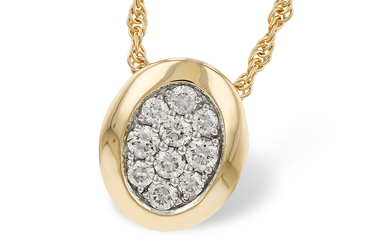 E329-34101: NECKLACE .25 TW