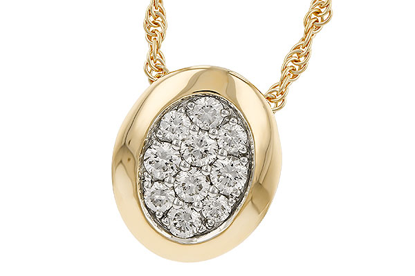 E329-34101: NECKLACE .25 TW