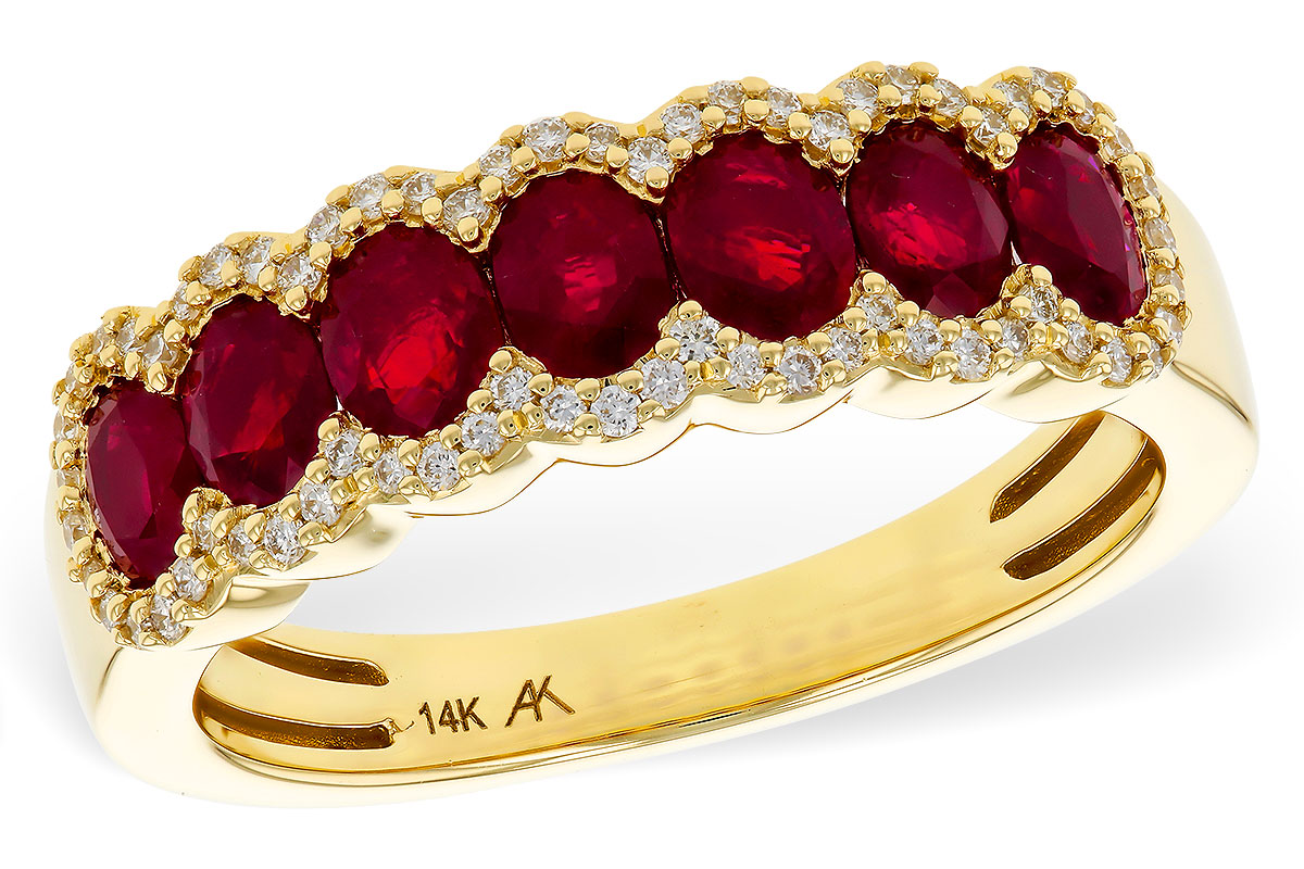 E329-35010: LDS WED RG 1.40 TW RUBY 1.57 TGW