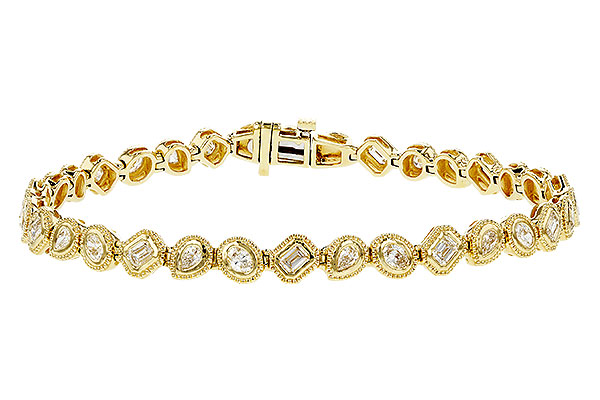 E329-35065: BRACELET 2.15 TW FANCY CUT DIAMONDS