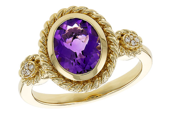 E329-35937: LDS RG 1.38 AMETHYST 1.40 TGW (9x7MM AMY)