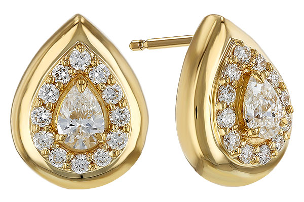 E329-35983: EARRINGS .28 TW P.S. .55 TW