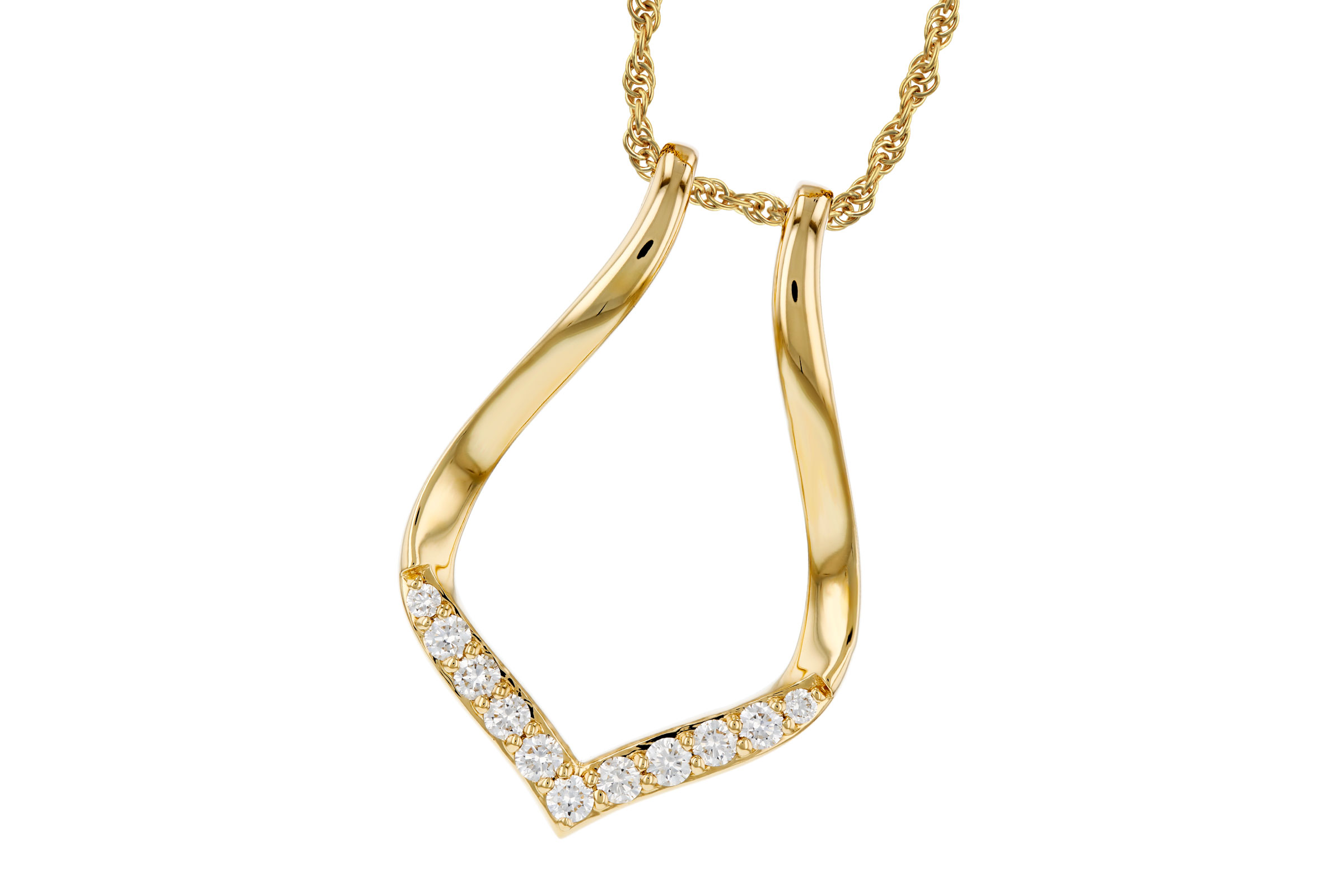E330-19565: NECKLACE .33 TW