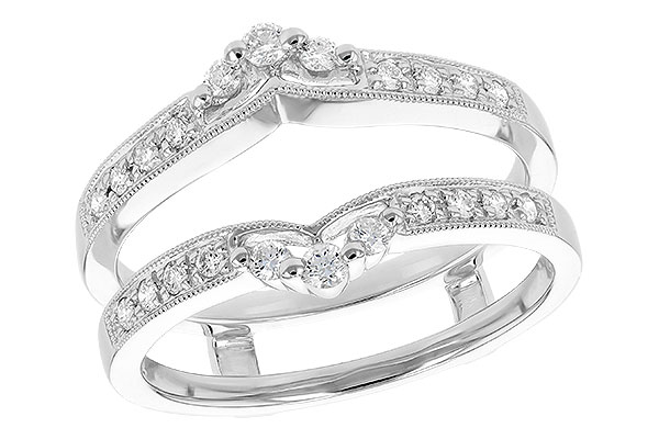 E330-21392: A147-46838 GUARD RG IN PLATINUM .28 TW