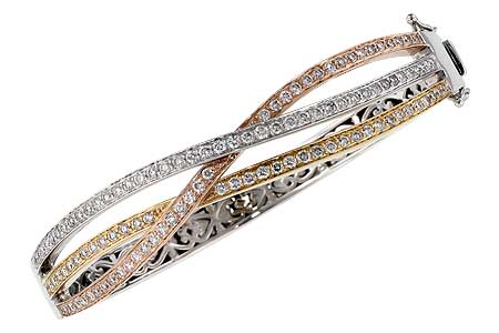 F054-74155: BANGLE BRACELET 2.00 TW