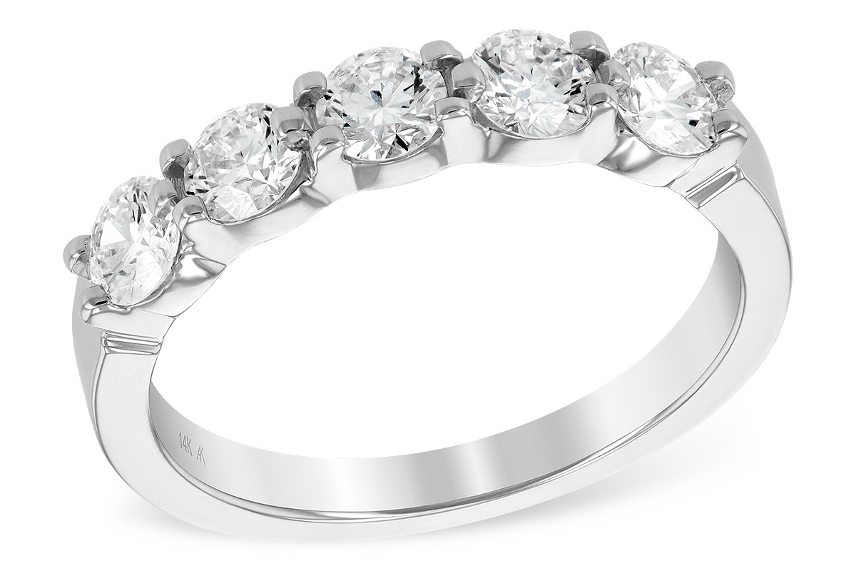 F240-22283: LDS DIA WED RG 1.00 TW (5 STONES)