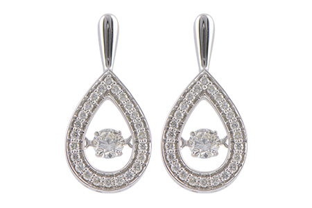 F242-93183: EARRINGS .59 TW
