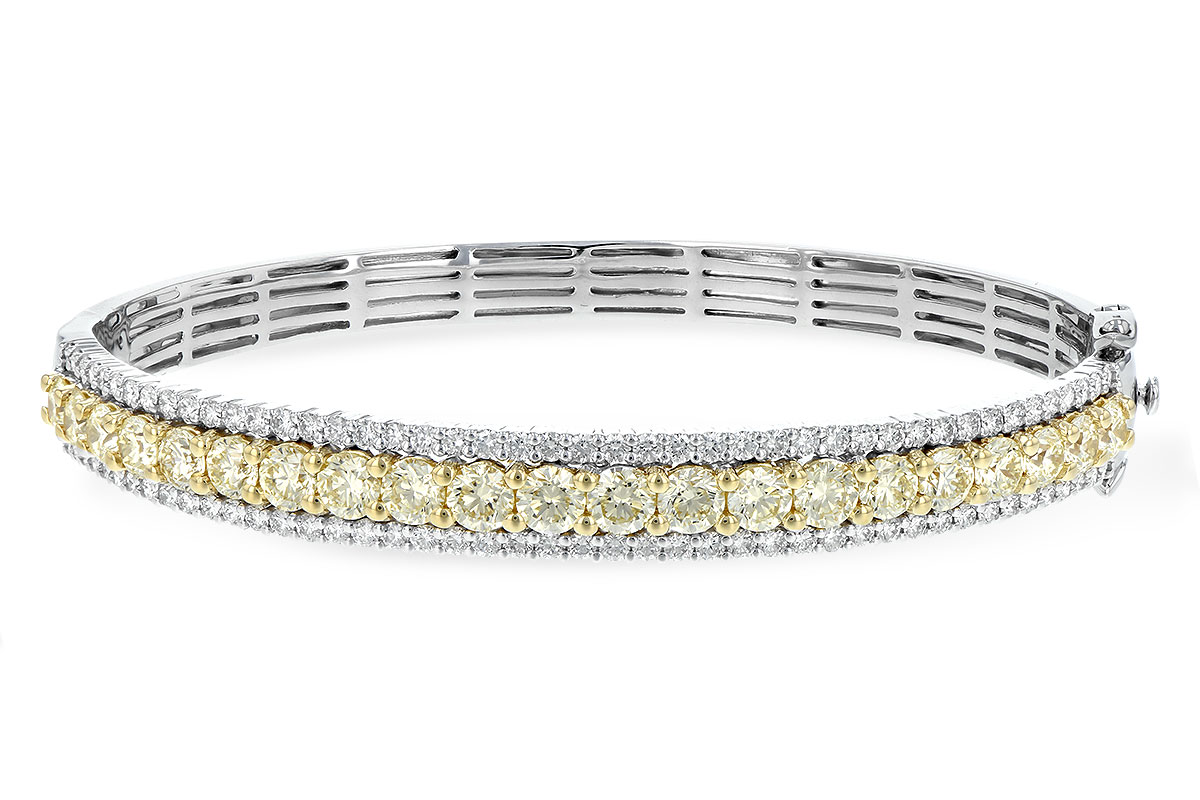 F243-85028: BANGLE 4.20 YELLOW DIAS 5.63 TW