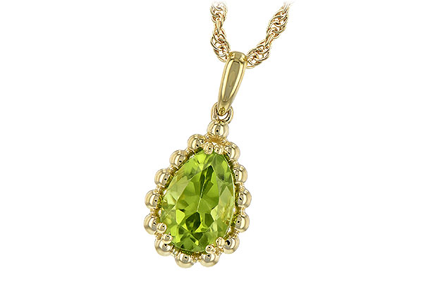 F243-85983: NECKLACE 1.30 CT PERIDOT