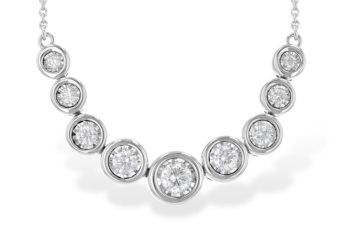 F244-79583: NECKLACE .50 TW