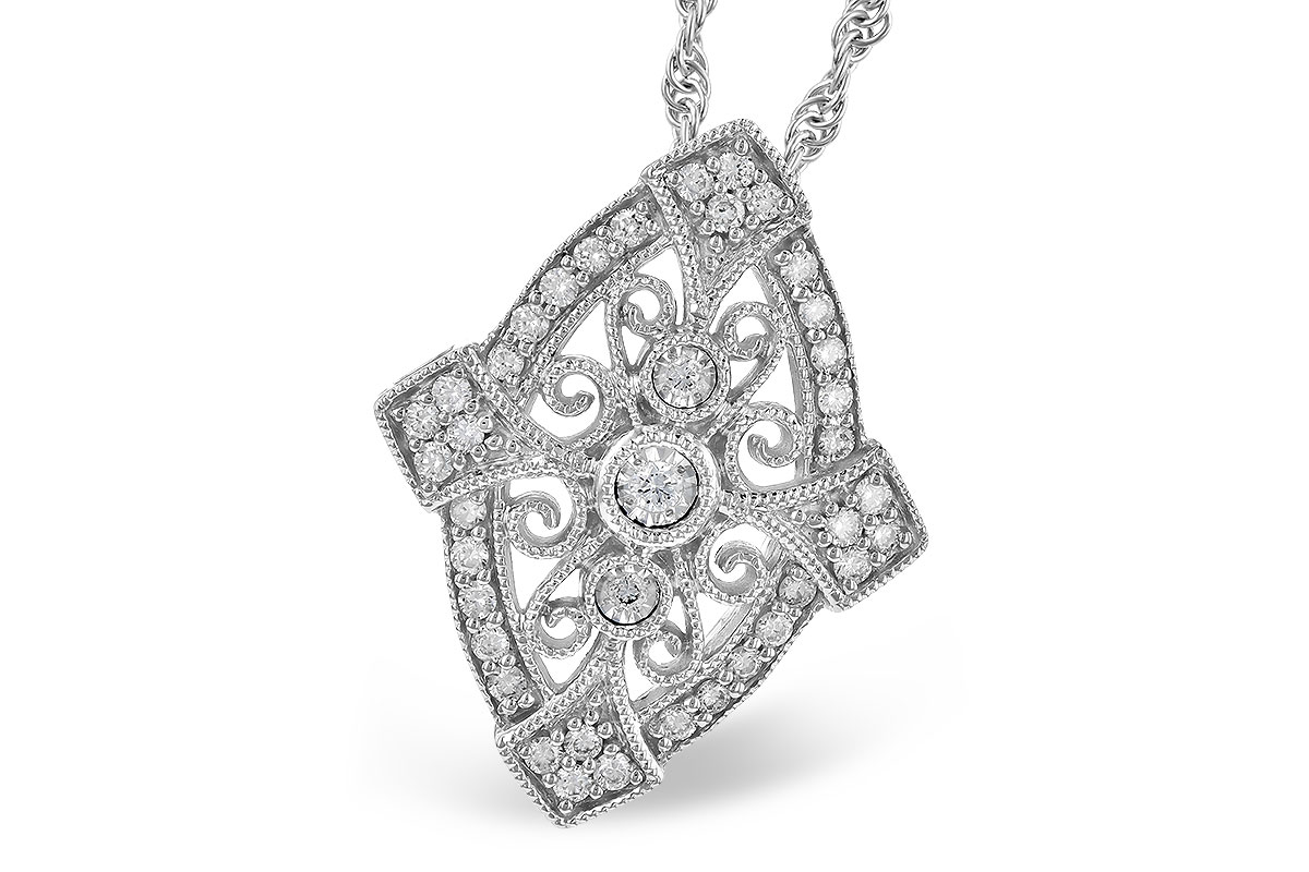 F327-46883: NECKLACE .20 TW