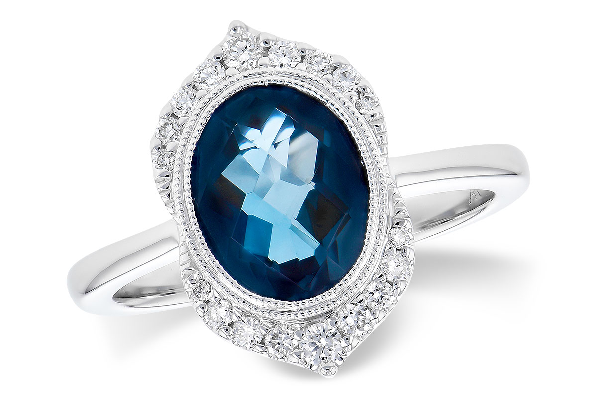 F327-53237: LDS RG 1.86 LONDON BLUE TOPAZ 2.00 TGW