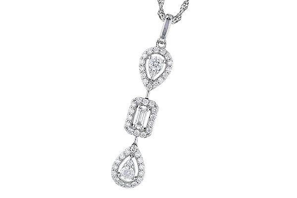 F327-54101: NECK .04 BAGUETTE .36 TW