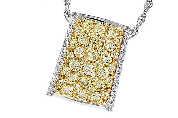 F328-38655: NECK 1.18 YELLOW DIAS 1.35 TW